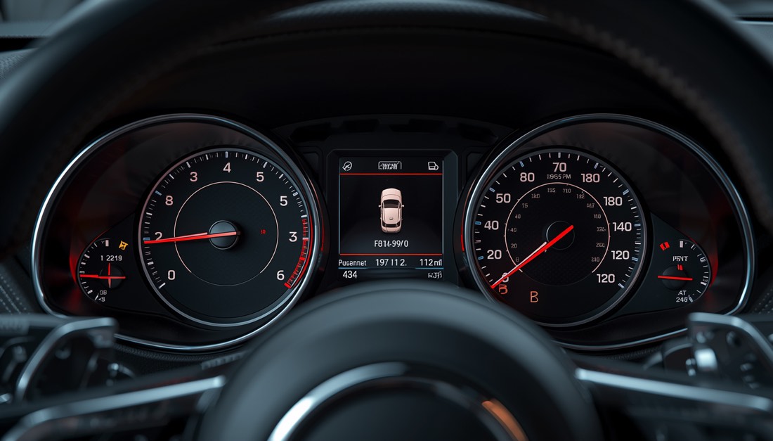 Sample Dashboard (ignition ON) photo